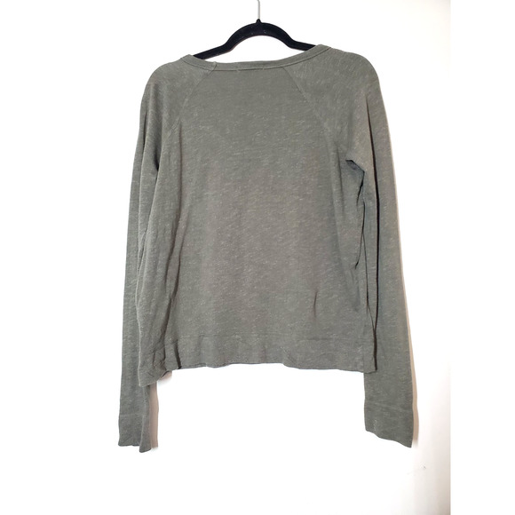 JAMES PERSE Womens 2 Vintage French Terry Raglan Pullover Sweatshirt WXT3964CU - Picture 3 of 9
